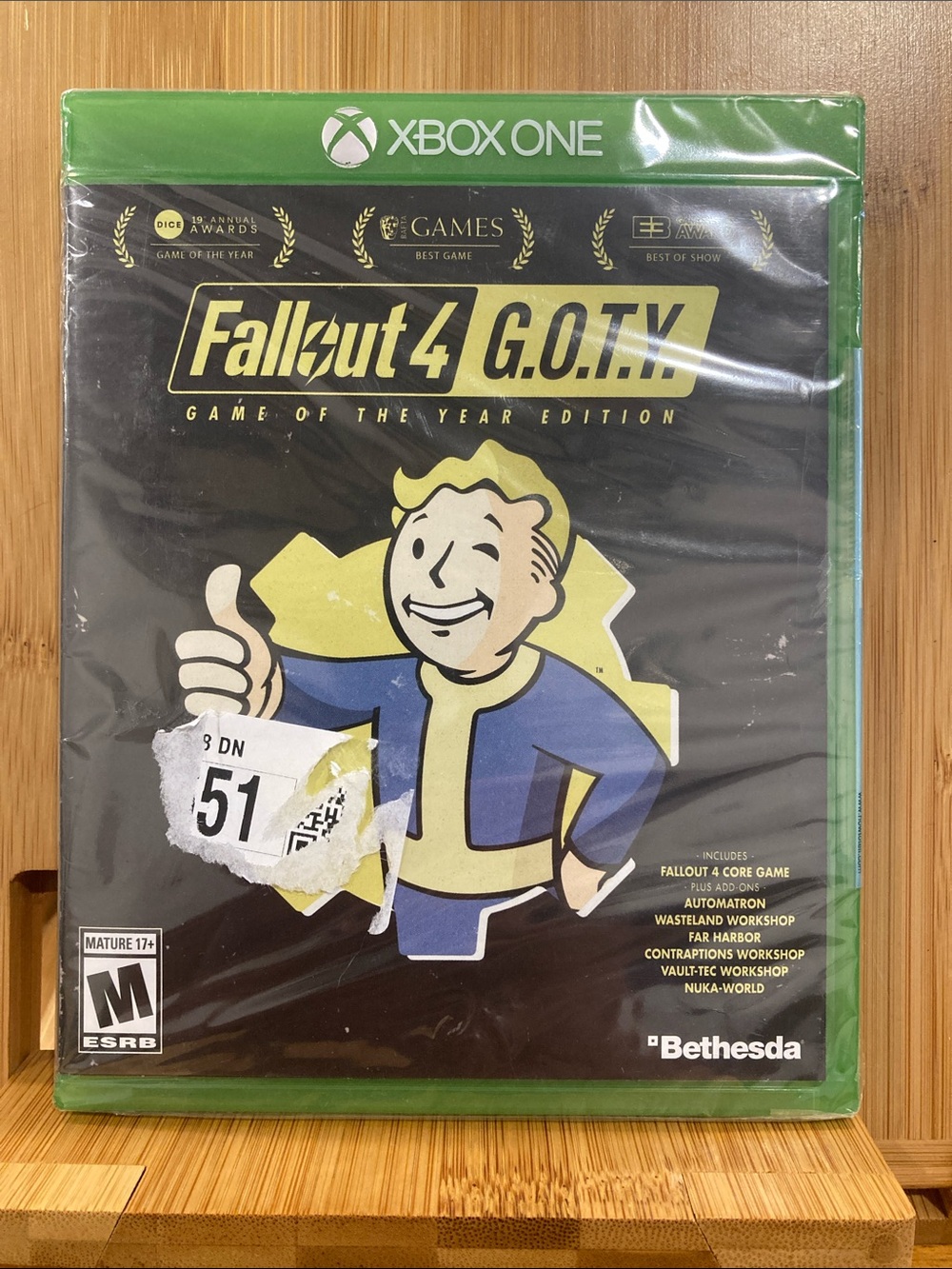 Fallout 4 G.O.T.Y. Xbox One - - Black & Yellow Cover
